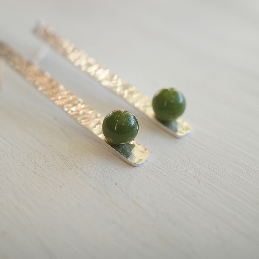 Orecchini Imalia Verde Oliva - immagine 4