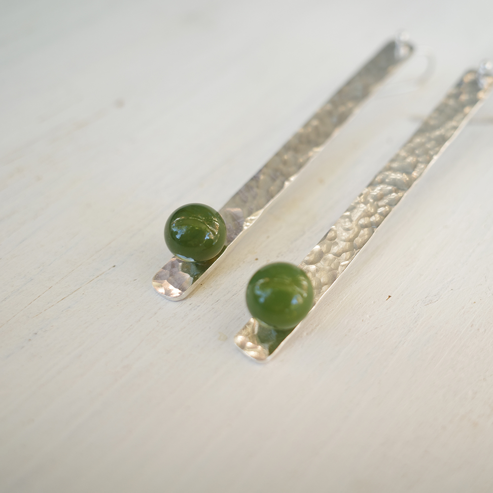 Orecchini Imalia Verde Oliva - immagine 2