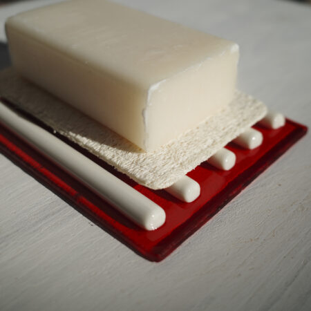 Portasapone LIY Rosso e Avorio