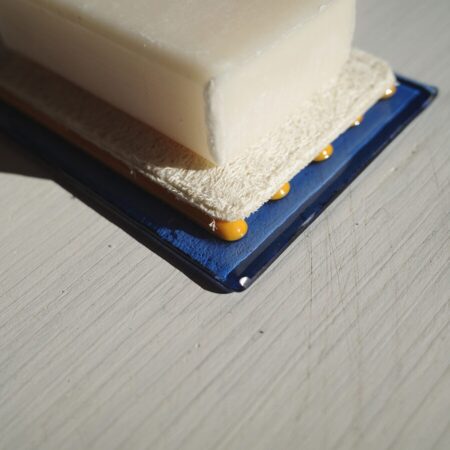 Portasapone LIY Bluino e Giallo Cromo