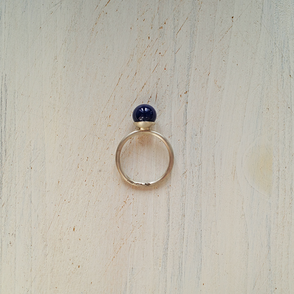 Anello Assolo Blu Notte