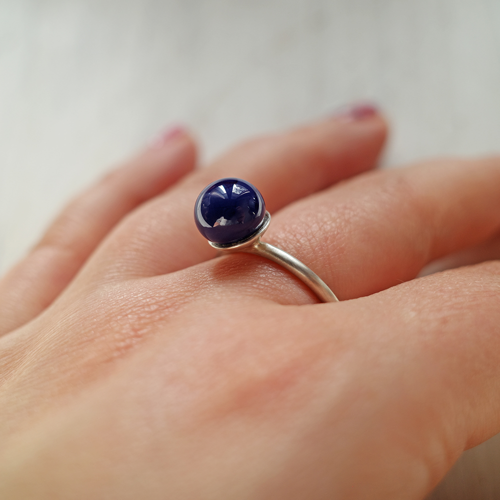 Anello Assolo Blu Notte - immagine 2