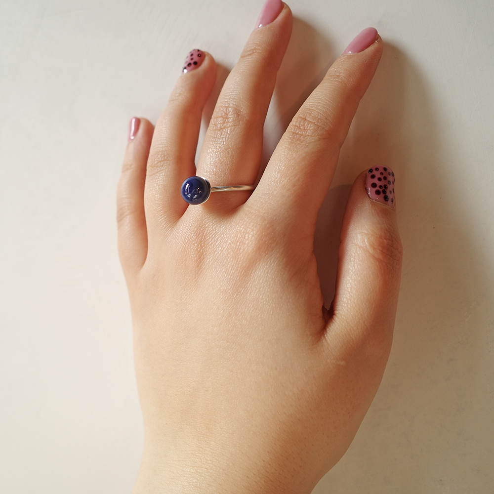 Anello Assolo Blu Notte - immagine 4