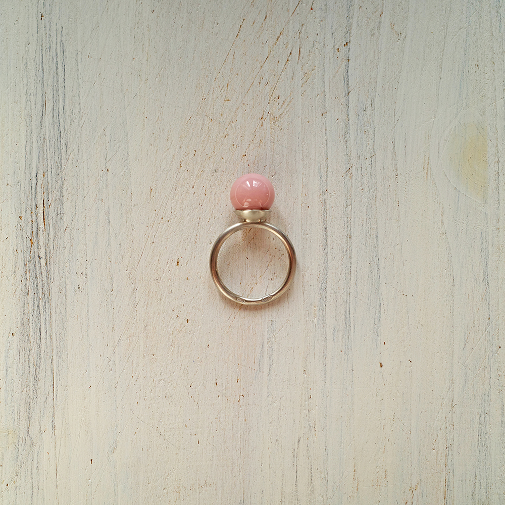Anello Assolo Rosa Polvere