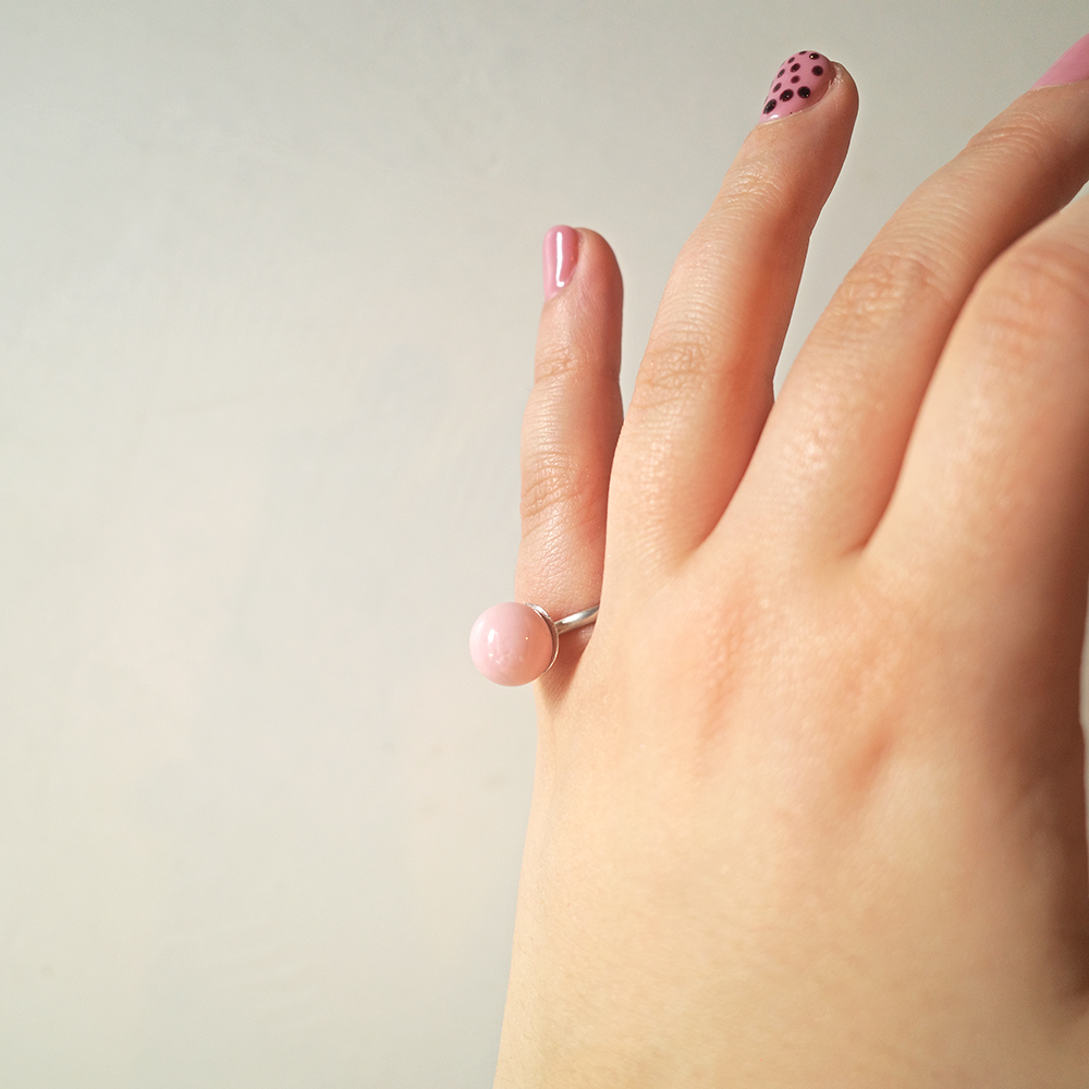 Anello Assolo Rosa Polvere - immagine 4