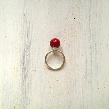 Anello Assolo Rosso Porpora