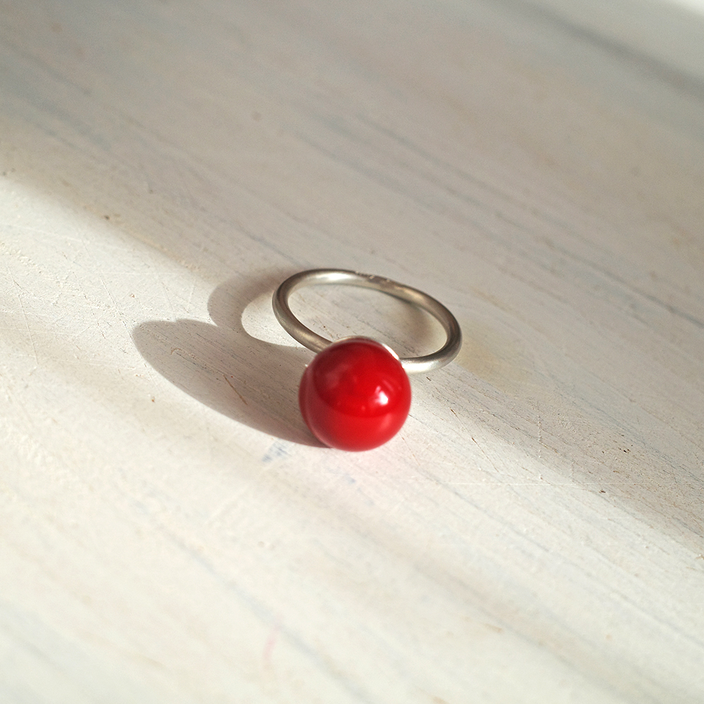 Anello Assolo Rosso Porpora - immagine 6