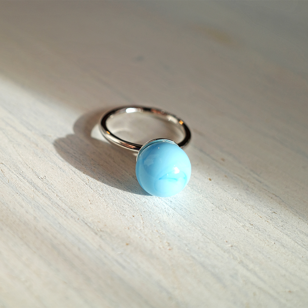 Anello Assolo Celeste Chiaro - immagine 6