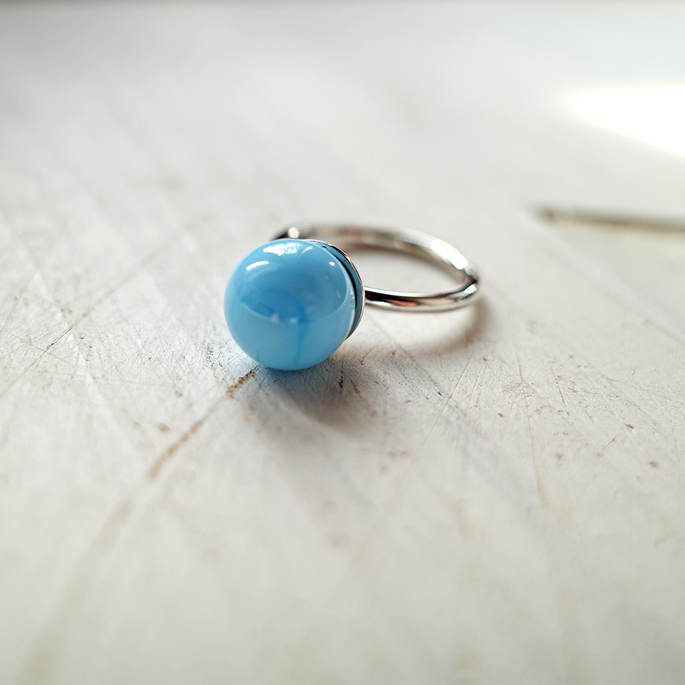 Anello Assolo Celeste Chiaro - immagine 7
