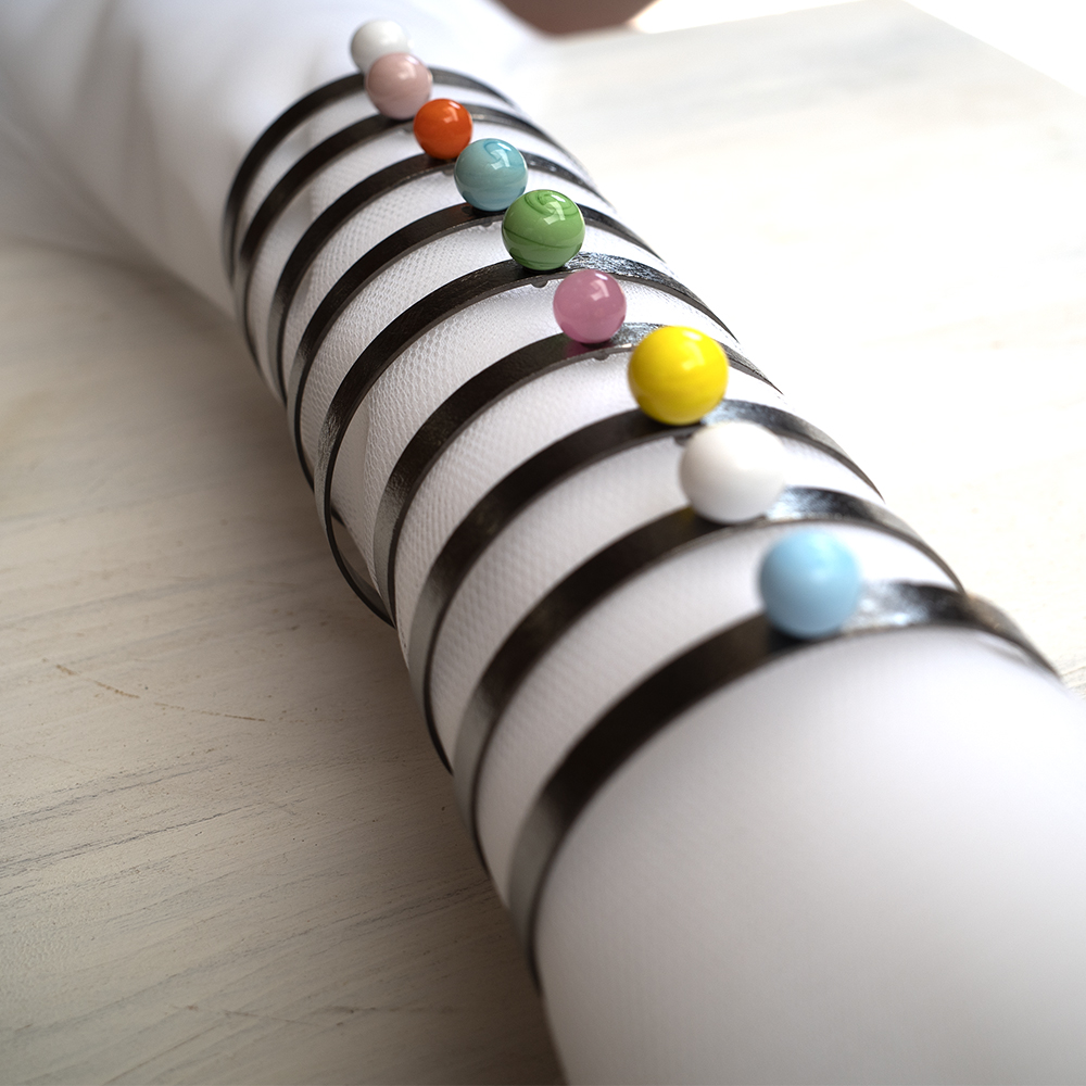 Bangles Solitario - Canna di fucile con texture fresata - immagine 6