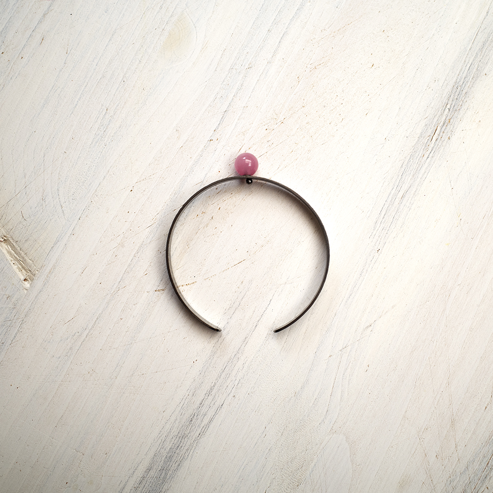 Bangles Solitario - Canna di fucile con texture fresata