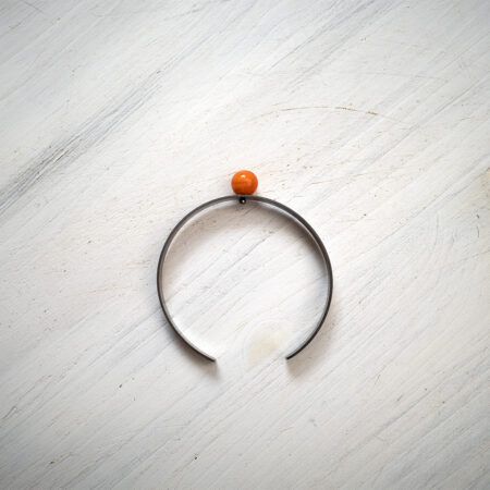 Bangles Solitario - Canna di fucile con texture limata